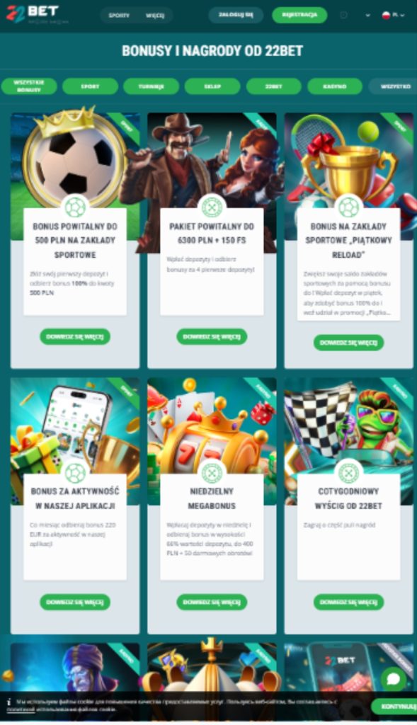 22bet-bukmacher-bonusy-promocje-mobilny