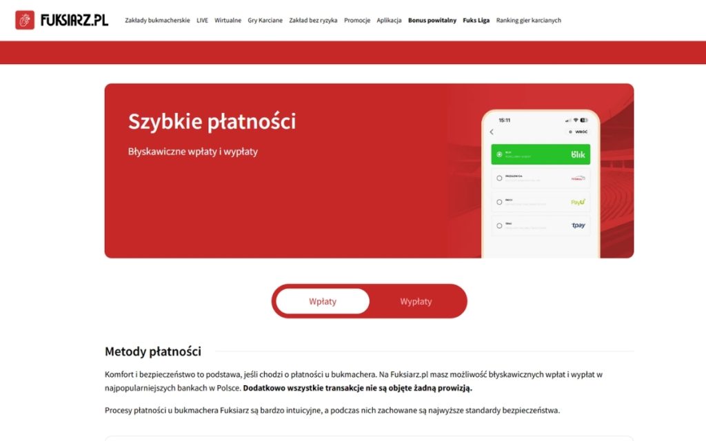 fuksiarz-metody-płatności-i-wyplaty